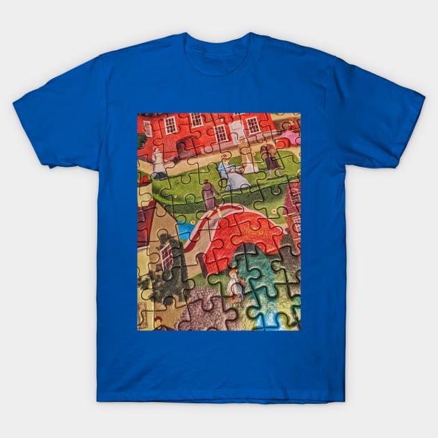 A Man on a Bridge T-Shirt by thadz